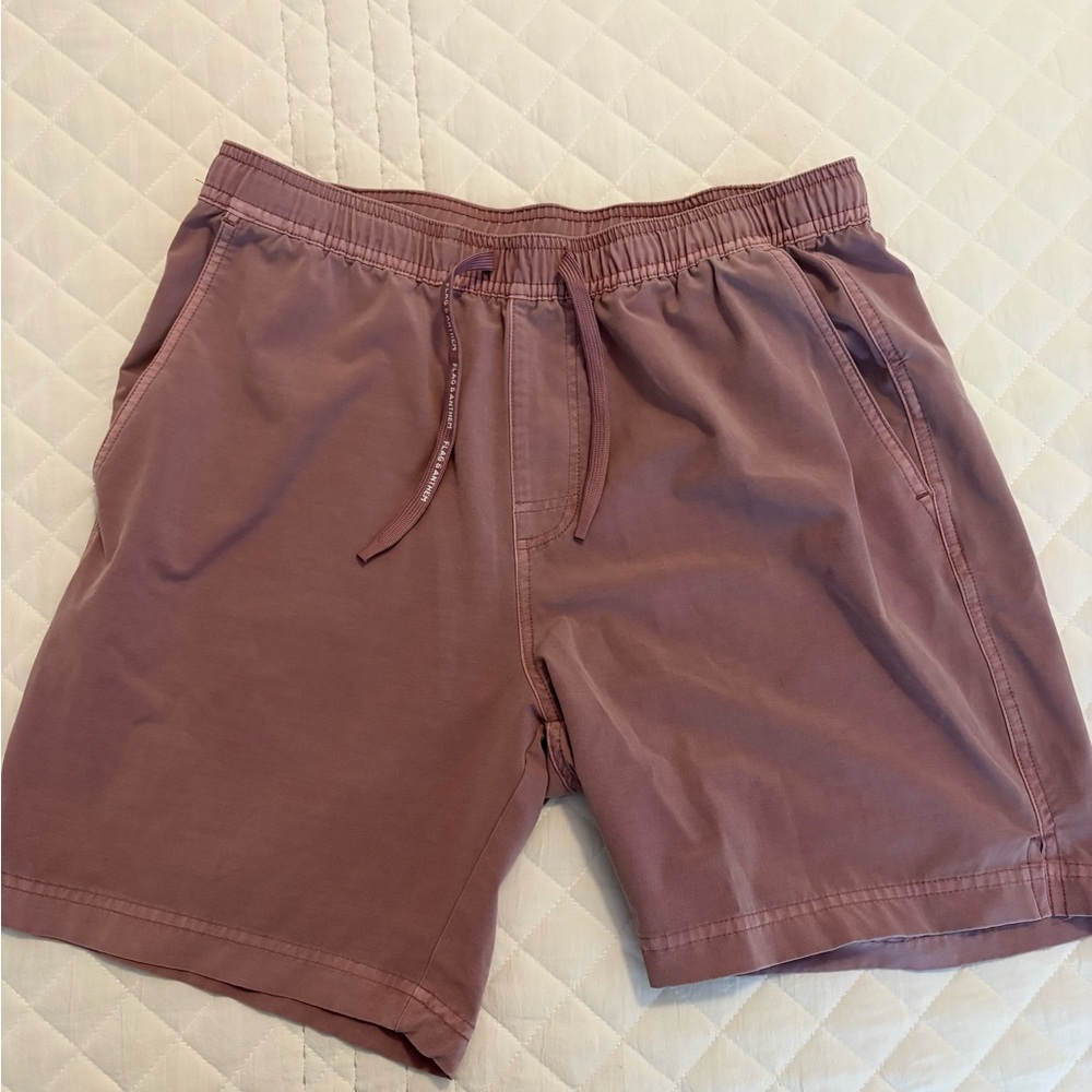 Flag & Anthem Casual Mauve Drawstring Shorts